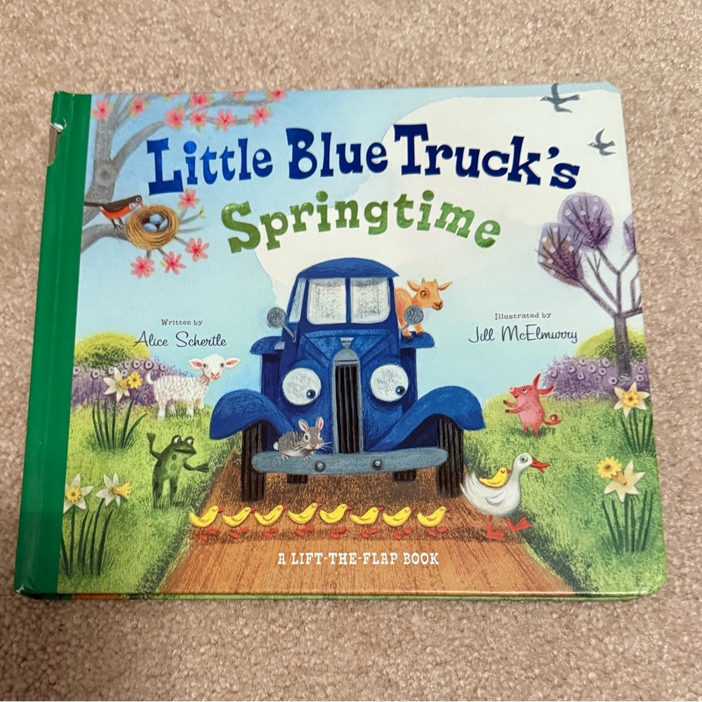 Little Blue Truck Springtime Book